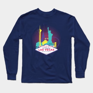 Neon Las Vegas Long Sleeve T-Shirt